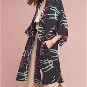 Maeve Fern kimono jacket duster M/L Anthropologie